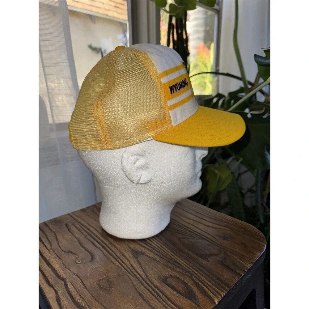 Wyoming Cowboys‎ One Size SnapBack Mesh Trucker Hat